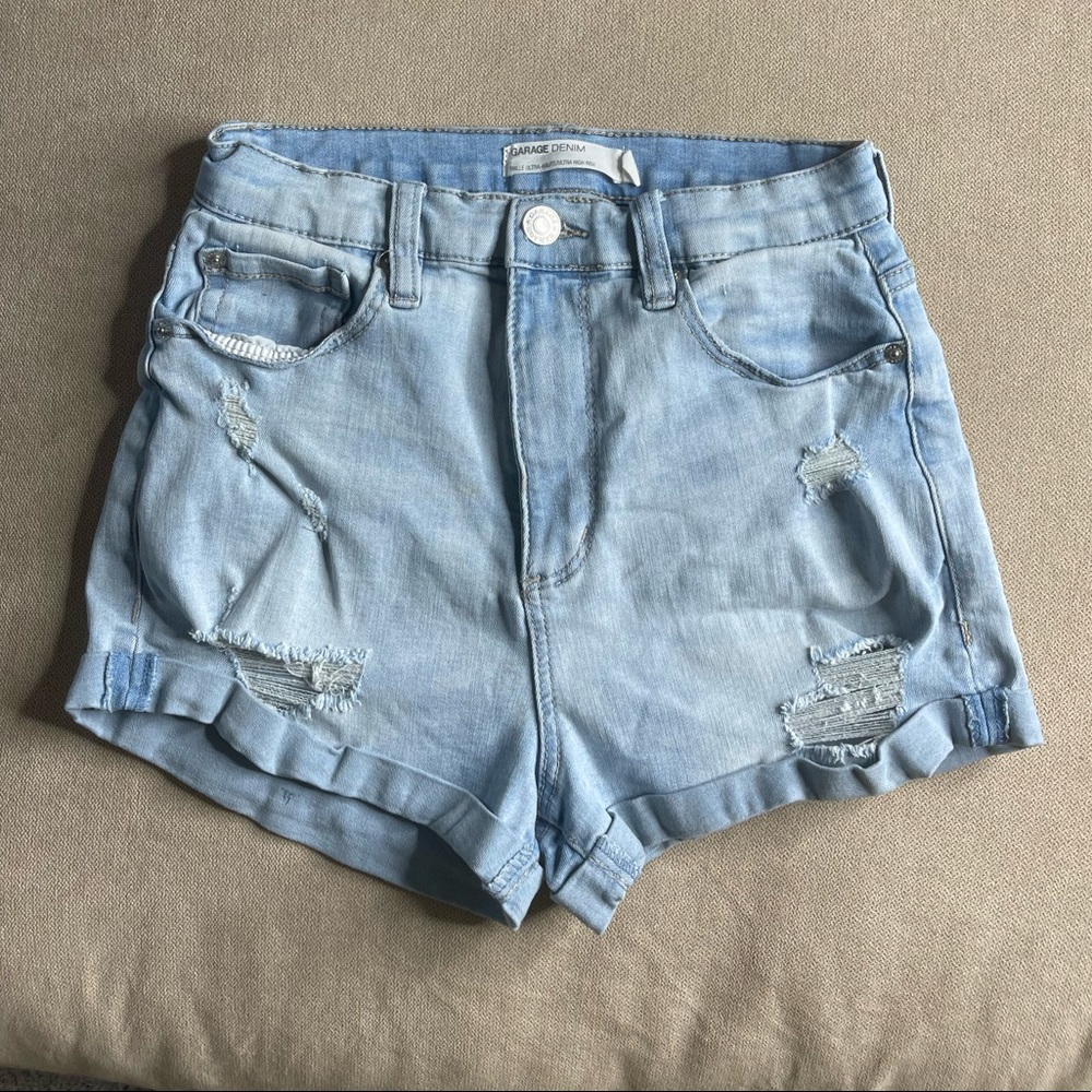 Garage Ultra High Rise Jean Shorts